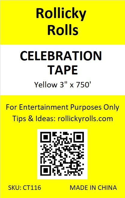 Celebration Tape - Yellow